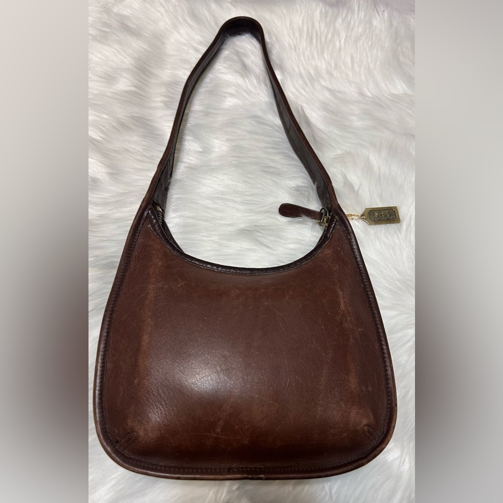 Coach VTG 1998 ERGO Mini Zip 9020 Mahogany Bag - Picture 2 of 16